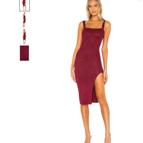 Revolve - Superdown Zoe Square Neck Dress - Picture 1 of 4